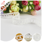Hollow Out Lace Trims Poly Chemical Lace Ribbon For Hats Shoes Home Textile