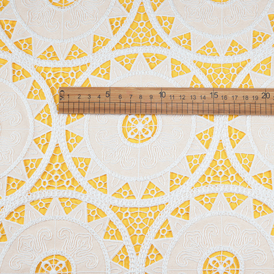 Lightweight Water Soluble Lace Fabric Garment Crochet Lace Trimmings