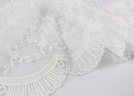 Net Embroidery French Lace Fabric, Quality African French Net Lace For Party Dresses5