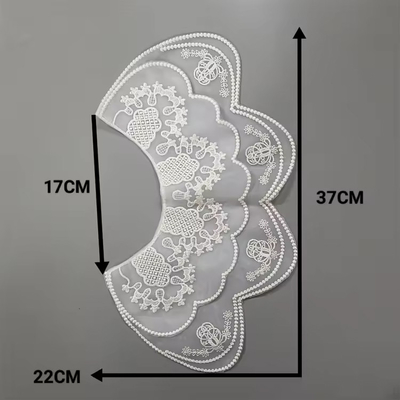 Collar Children's Clothing Women's Clothing All-match Clothing Accessories Embroidery Lace