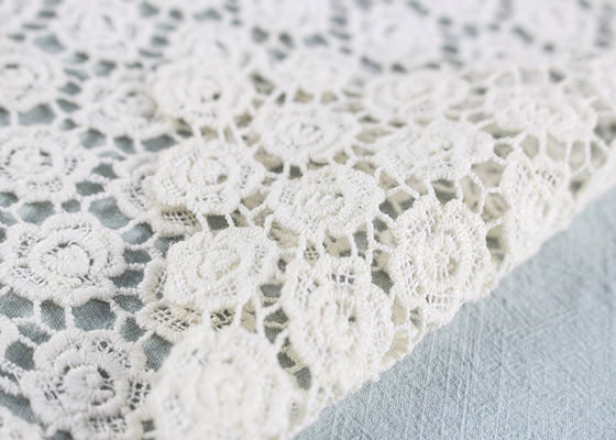 Cotton Dying Lace Fabric Guipure French Venice Lace Wedding Dress Fabric