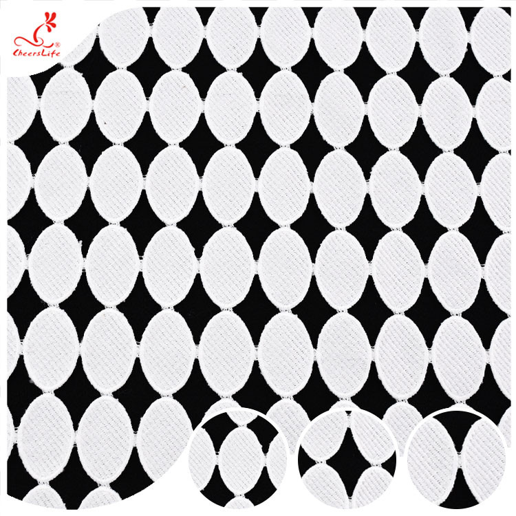 Embroidery White Guipure Chemical Lace Trim For Decoration Fabric Trim Embroidered Lace